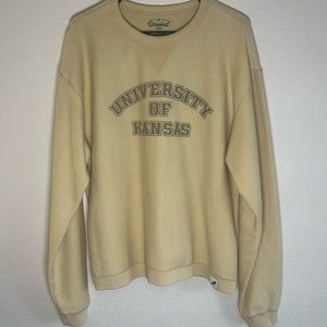 Yellow University of Kansas sweater/sweatshirt